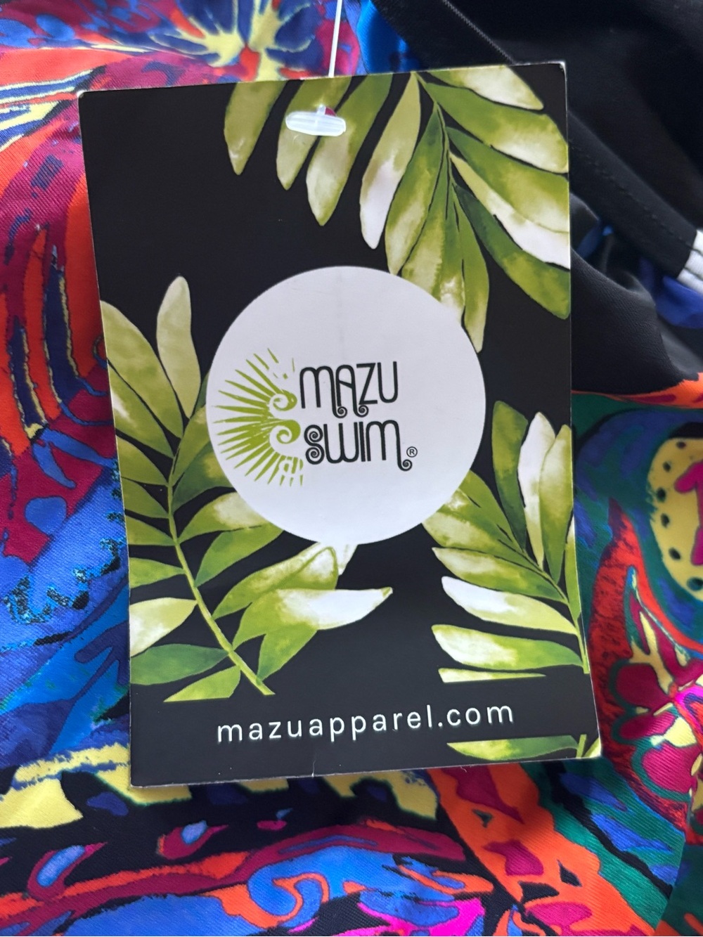 NWT Mazu Women’s One Piece Swimsuit Modest High Neck Halter Blouse Swimsuit 22W - Picture 6 of 9